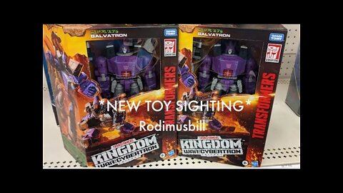 Behold, GALVATRON! WFC Kingdom Leader Class Figure *Rodimusbill New Toy Sighting* #short