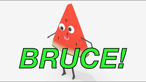 Happy Birthday BRUCE! - WATERMELON Birthday Song