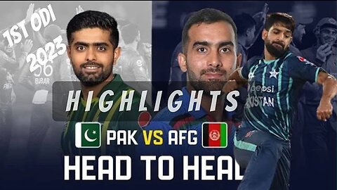 PAKISTAN VS AFGHANISTAN | FULL HIGHLIGHTS 1ST ODI 2023 | Haris Rauf Man of the Match