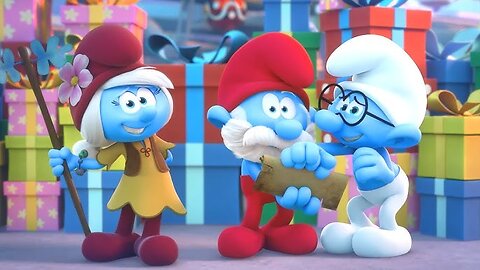 A smurfy Christmas the smurfs 3D season 2 cartoon for kids