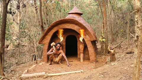 Build Most Amazing Unique Underground Villa House In The Forest