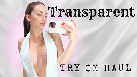 See-Through Try On Haul_ Deep Neckline Dress _ NO BRA Trend