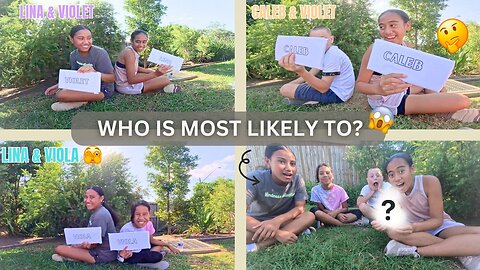 Who Is Most Likely To? | Challenge with Friends😁