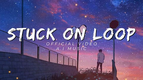 Stuck On Loop || A.I MUSIC || 4k Official video with lyrics || Original Song 2024