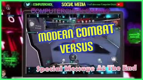 Modern Combat Versus with Special Message