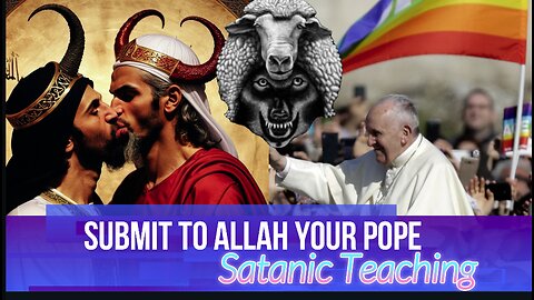 Submit to Allah Your corrupt POPe Not to Christ?