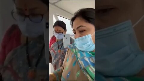 Smriti Irani confronted by Congress leader Netta D’Souza in flight over fuel, gas price hike