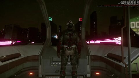 Star Citizen Area 18 Mass Center Astro Armada WALK around