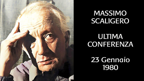 Massimo Scaligero - Conferenza del 23 Gennaio 1980