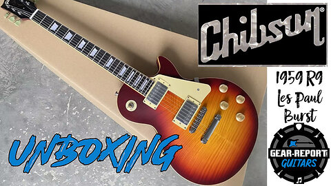 Unboxing #Chibson 1959 Murphy Lab Les Paul Copy