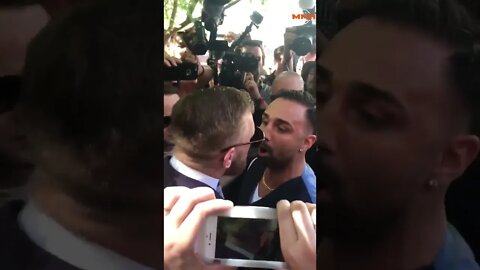 Conor McGregor and Paulie Malignaggi August 12th, 2017 altercation