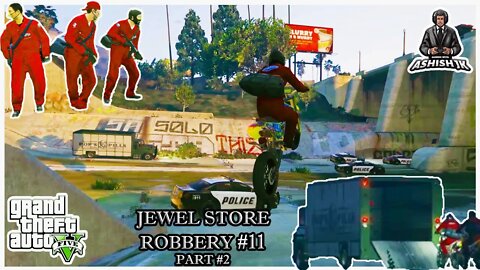 Grand Theft Auto V JEWEL STORE HEIST PART #2 #gtav#gaming#gtavmissions#technogamerz