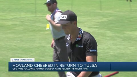 Hovland Cheered in Return to Tulsa