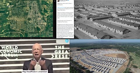 INTERNMENT CAMPS BEING READIED FOR WAR?*TEXAS BUILDING IMMIGRANT CITIES?*AI EXTINCTION WARNING*