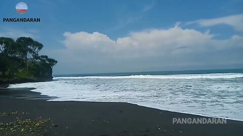 info Wisata Pantai Batu Hiu Pangandaran hari ini jum'at 20 mei 2022