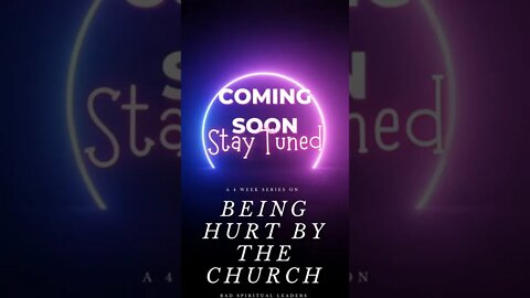 We are dedicating Sept to support those hurt by the Church