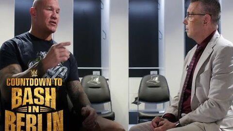 Randy Orton speaks with Michael Cole for an exclusive interview before Bash in Berlin