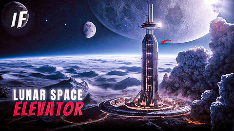 Imagine if we could build a space elevator to the moon