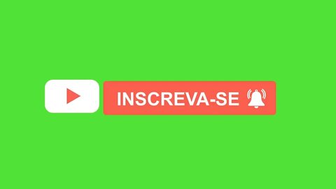 Chroma key botão inscreva-se green screen