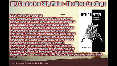 Billy Meier UFO Contact Reports - Apollo 11 & 13 Moon Landings