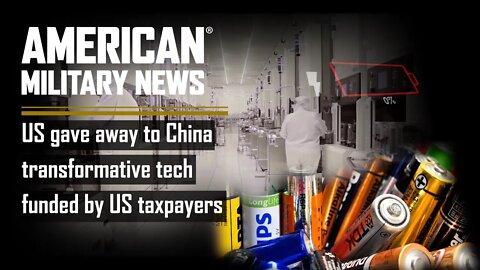 US gave away to China transformative tech funded by US taxpayers