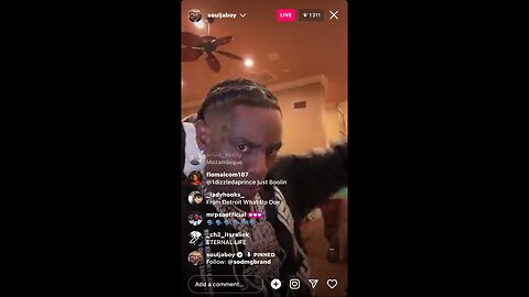 Souldya boy instagram live 2023