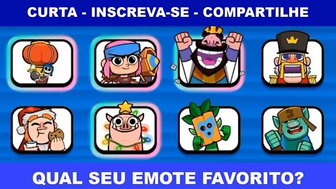 QUAL SEU EMOTE FAVORITO? PARTE 1