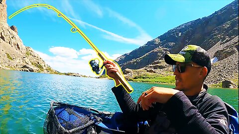 Catching 40 Brook Trout From a Rocky Mountain Pond in The Sky! The Bite Was Fire!