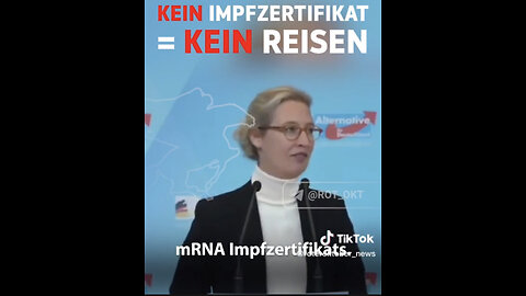 💥ALICE WEIDEL ZUR mRNA #IMPFPASS #DEBATTE, AUF #G20 GIPFEL❗️💥