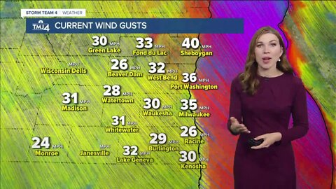 Windy Tuesday night, lows in the 30s