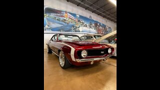 Spotted a 1969 Candy Apple Camaro Restomod