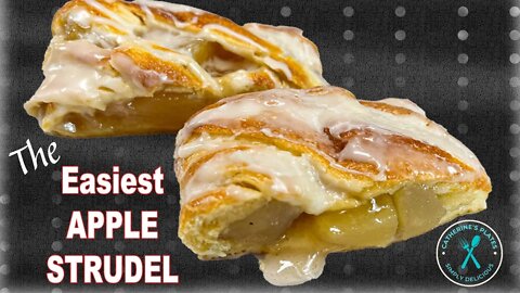 The Easiest APPLE STRUDEL Recipe Made with CRESCENT ROLL DOUGH