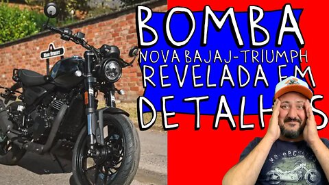 BOMBA, se cuida METEOR, NOVA BAJAJ triumph revelada em DETALHES