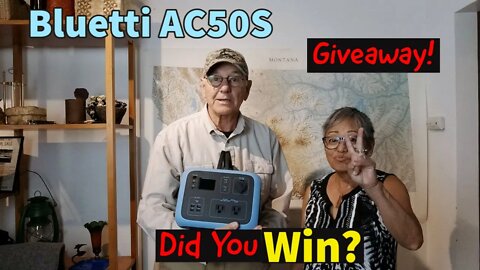 Bluetti AC50S Winners!!! Is It You?