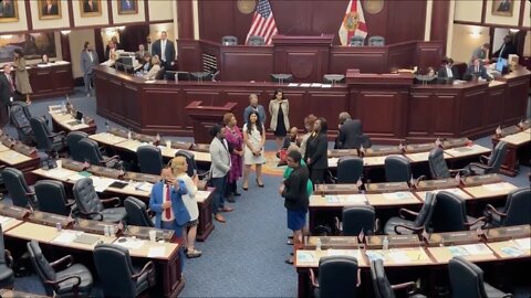 Wild Scene In Florida House: As Democrats Loudly Protest, Congressional Map Passes