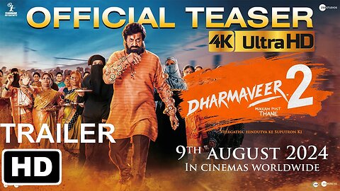 Dharmaveer 2 | Official Teaser | Hindi | 9 August | Pravin Tarde | Prasad Oak | Kshitish Date