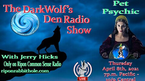 🐺The DarkWolf's Den Radio Show🐺EP 76 : Pet Psychics