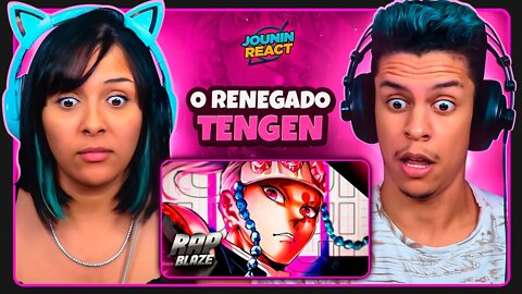 Rap do Tengen Uzui (Demon Slayer) - O RENEGADO ft. Henrique Mendonça | BLAZE | [React Rap Nerd] 🔥