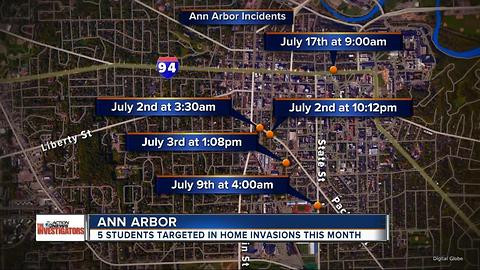 Fifth home invasion reported near University of Michigan this month