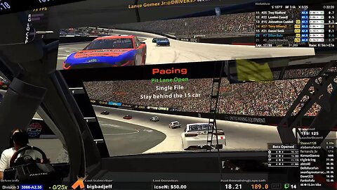 So I beat Denny Hamlin HAHAHA Iracing