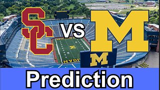 USC vs Michigan CFB Prediction!!!/Will Michigan get blown out again? #cfb