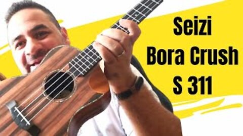 Ukulele Seizi Bora Bora Crush Tenor Eletrico S 311