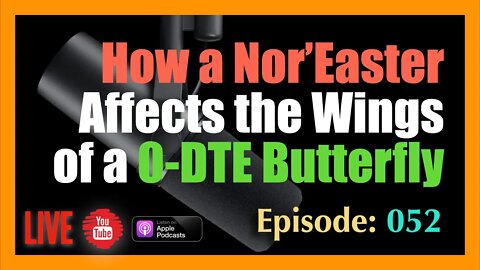 How a Nor'Easter Affects the Wings of a 0-DTE Butterfly