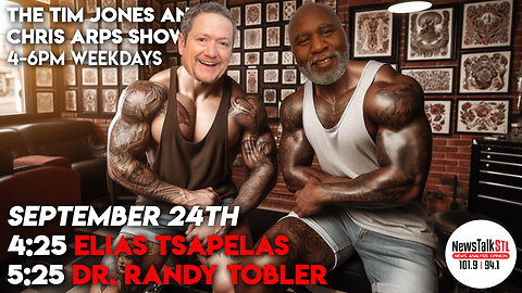 The Tim Jones and Chris Arps Show 09.24.2024 Elias Tsapelas | Dr. Randy Tobler