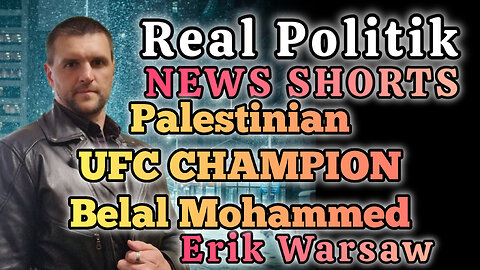 NEWS SHORTS: Palestinian UFC CHAMPION Belal Mohammed! Congratulations!!