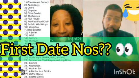 20+ Places Women Refuse To Go On First Dates| Our Take