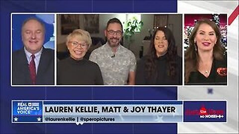 REAL AMERICA'S VOICE - Musician Lauren Kellie, Matt & Joy Thayer of Speropictures