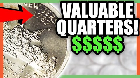 VALUABLE STATE QUARTERS WORTH MONEY!! RARE QUARTERS TO LOOK FOR!!