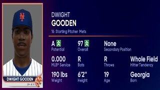 How To Create Dwight Gooden Mlb The Show 22