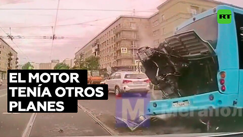 Motor de autobús se baja antes de tiempo